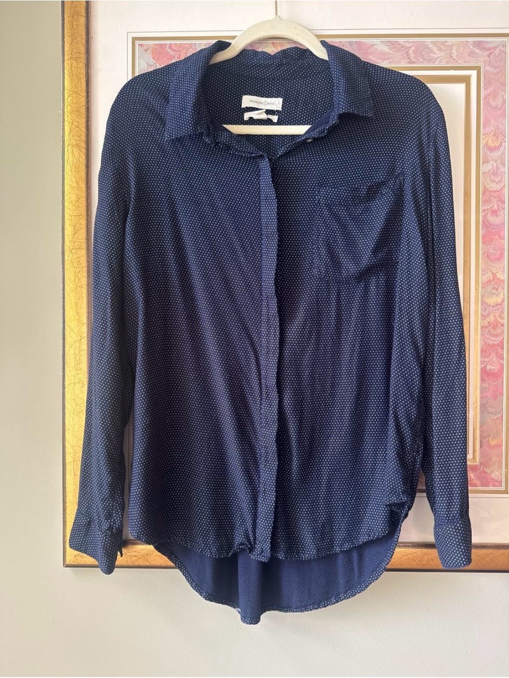 Treasure and bond boyfriend button down shirt